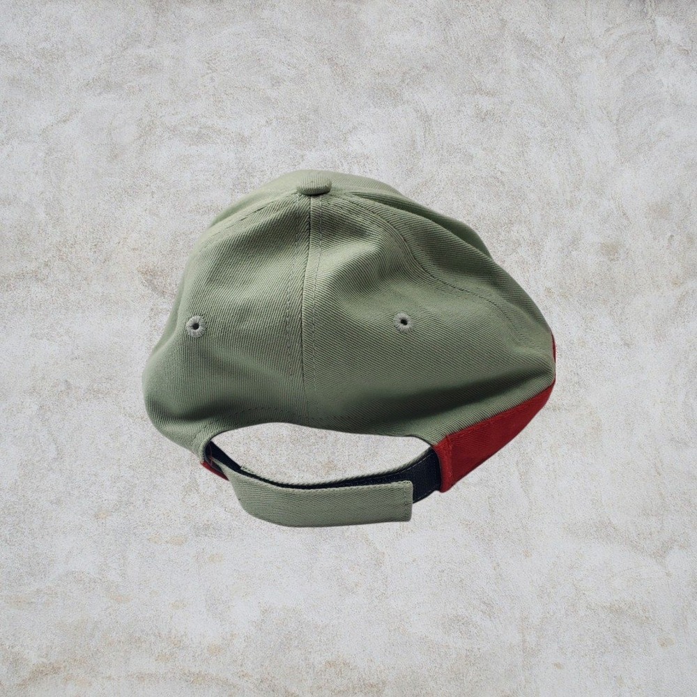 Star Wars Boba Fett Helmet Baseball Cap Adjustable Green Red Hat - Picture 3 of 6